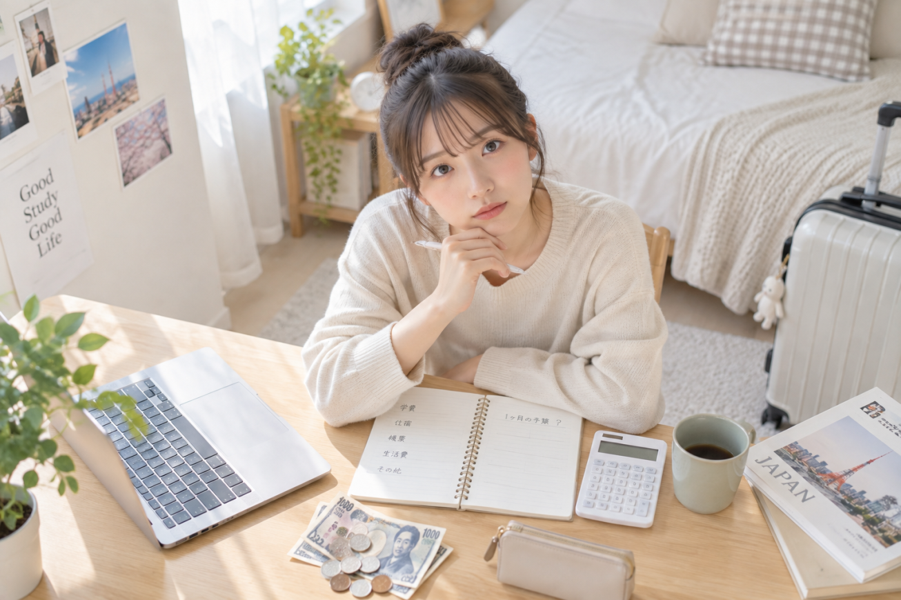 去日本留學一個月，到底要準備多少錢？